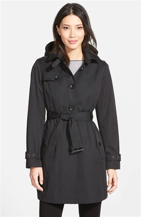 michael kors raincoat nordstrom rack|michael kors raincoat with belt.